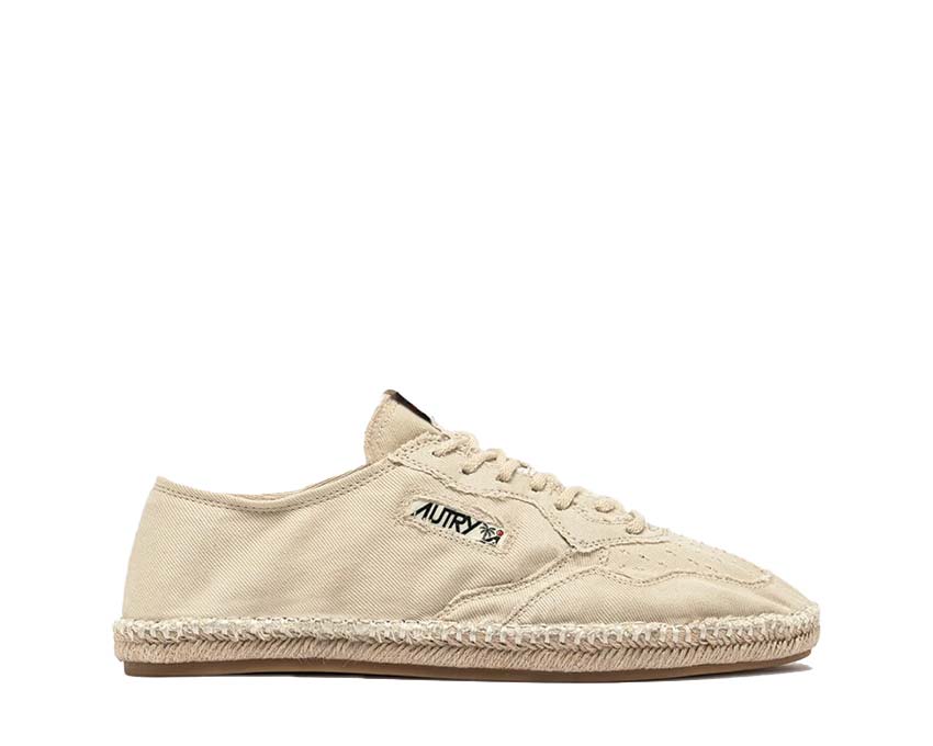 Autry Sandy Espadrilles Ivory Canvas — espadrilles homme toile ivoire lifestyle premium