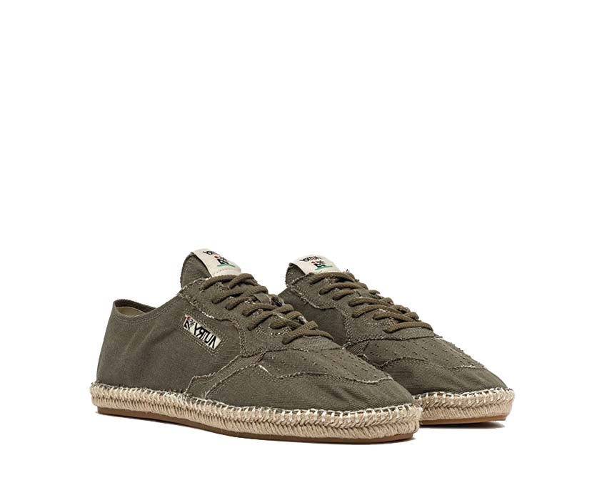 Autry Sandy Military Canvas semelle — semelle jute naturel Sandy militaire
