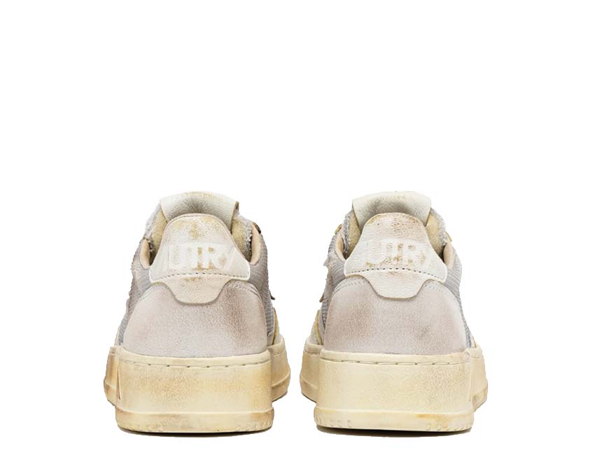 Autry Super Vintage Low Dragon Oat Grey White Detail — ricami drago