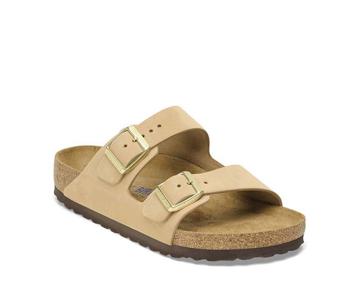 Birkenstock Arizona Soft Footbed Nubuck Sandcastle 1019016