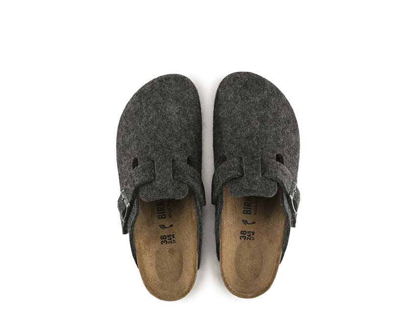 Birkenstock Boston Wool Anthracite 0160373