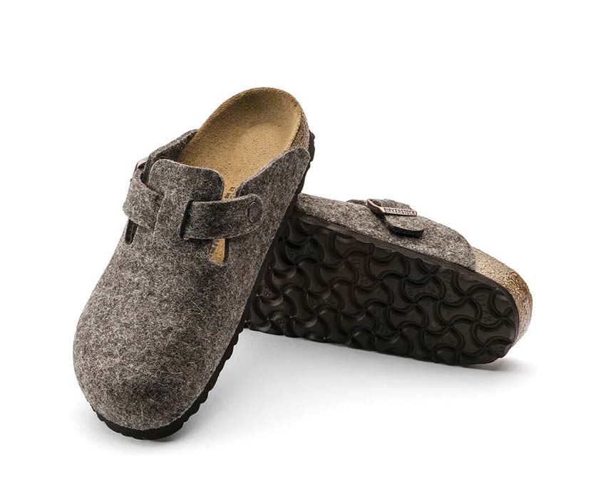 Birkenstock Boston Wool Cacao 0160583