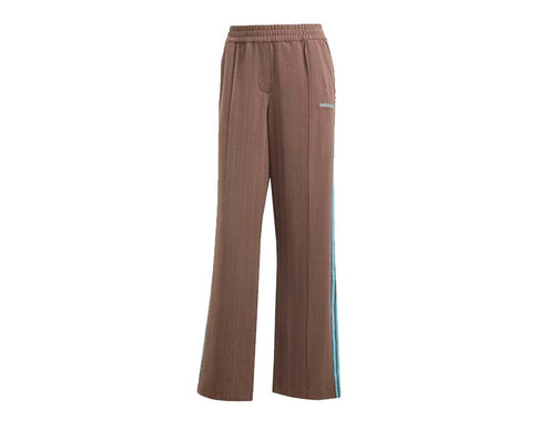 Adidas Tailored Pants Auburn — women's high-waist pants terracotta colour