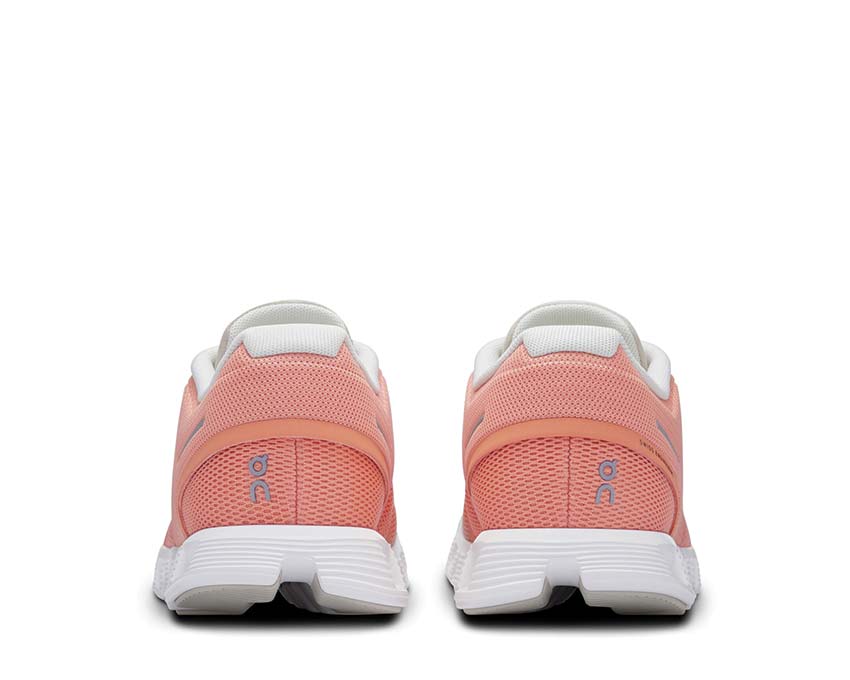 On Cloud 5 W Flamingo/Pearl suela — CloudTec suela running ligera mujer
