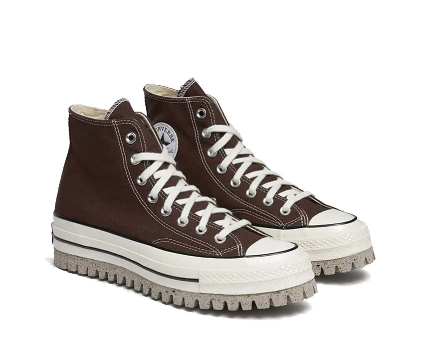 Converse Chuck 70 Canvas LTD Dark Root Trek vista lateral — tonos tierra