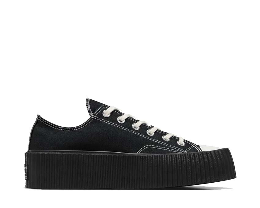 Converse Chuck 70 Canvas Ltd Black Up-Black — zapatilla mujer lona negro mate