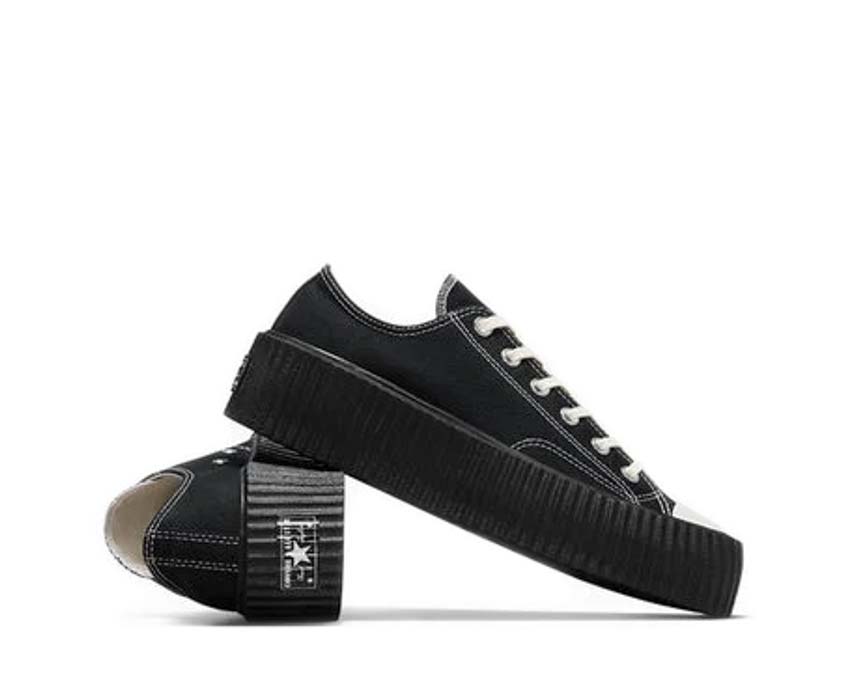 Converse Chuck 70 Canvas Ltd Black Up-Black suela — suela vulcanizada