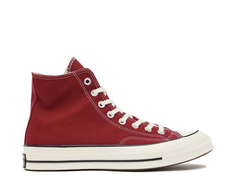 Converse Chuck 70 Classic Hi Red Egret — sneaker donna tela rosso panna