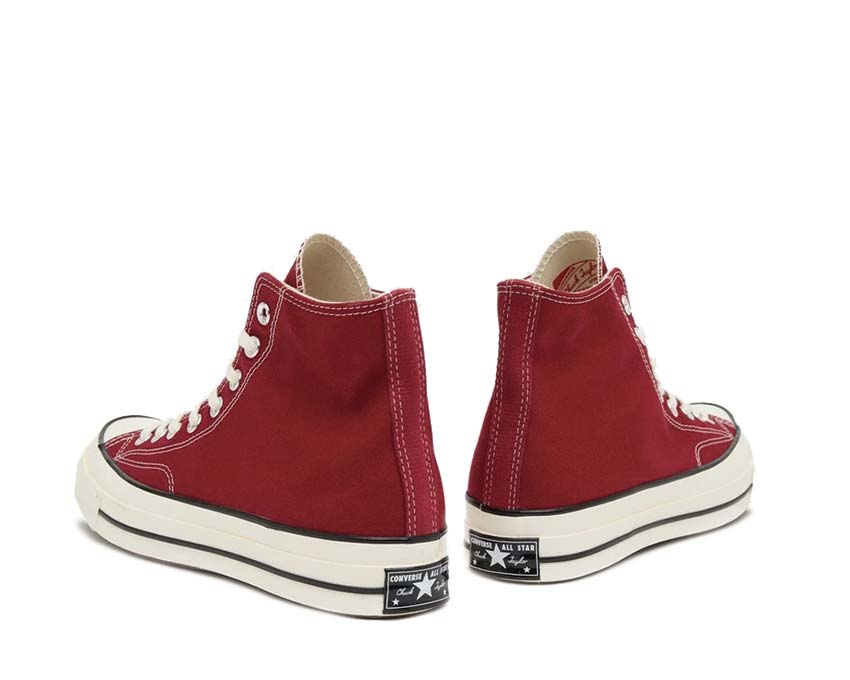 Converse Chuck 70 Classic Hi Red Egret suola — suola vulcanizzata