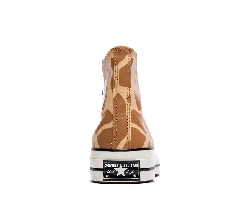 Converse Chuck 70 Giraffe Print Ginger Snap semelle — semelle glow vulcanisée