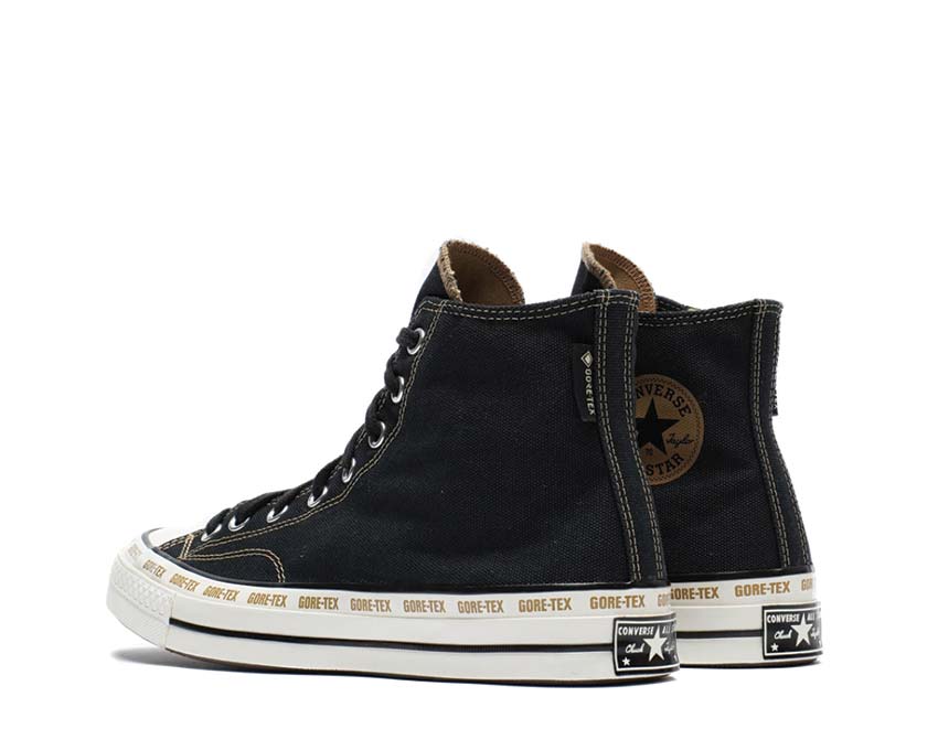 Converse Chuck 70 Gore-Tex Black/Toadstool sole — vulcanized lugged sole