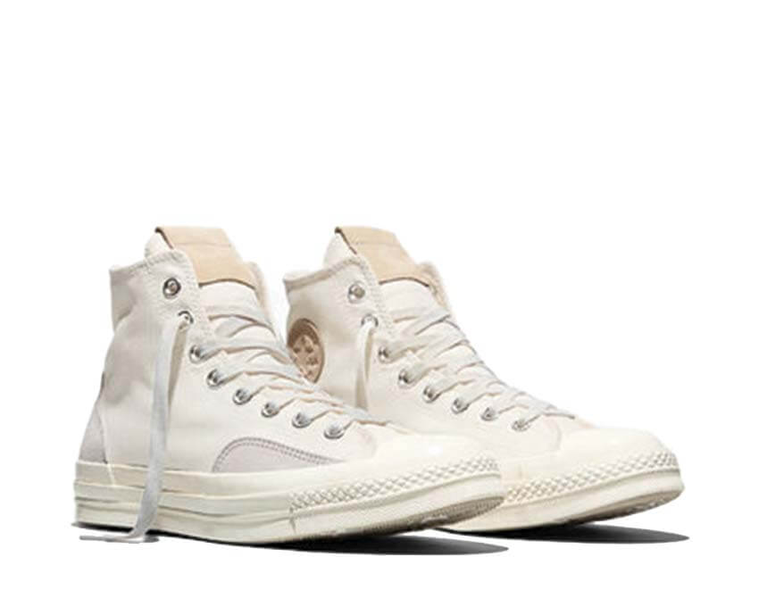 Converse Chuck 70 Hi vue latérale — tige haute toile colorée vintage