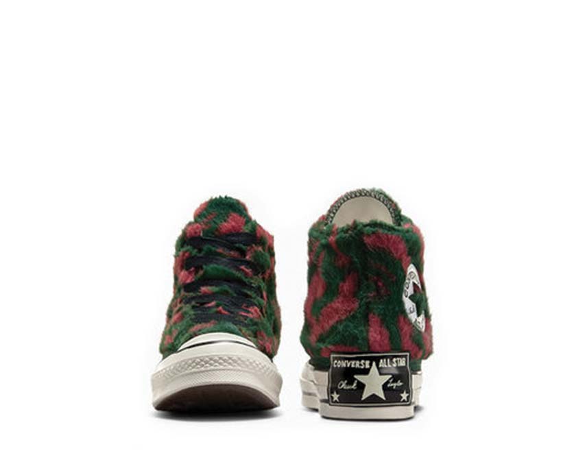 Converse Chuck 70 Hi Astrodust/Green Pink/Burgundy vue latérale — tige haute multicolore astrodust