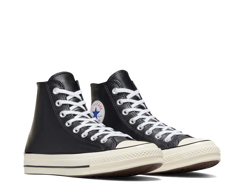 Converse Chuck 70 Hi Black/White/Egret vista laterale — tomaia alta nero bianco egret
