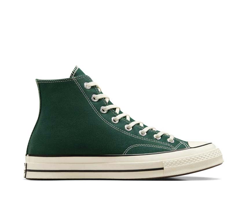 Converse Chuck 70 Hi Green Envy/Egret/Forest Green — zapatilla mujer verde salvia bicolor