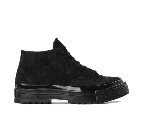 Converse Chuck 70 National Mid Black — sneaker homme toile mi-haute noire monochrome