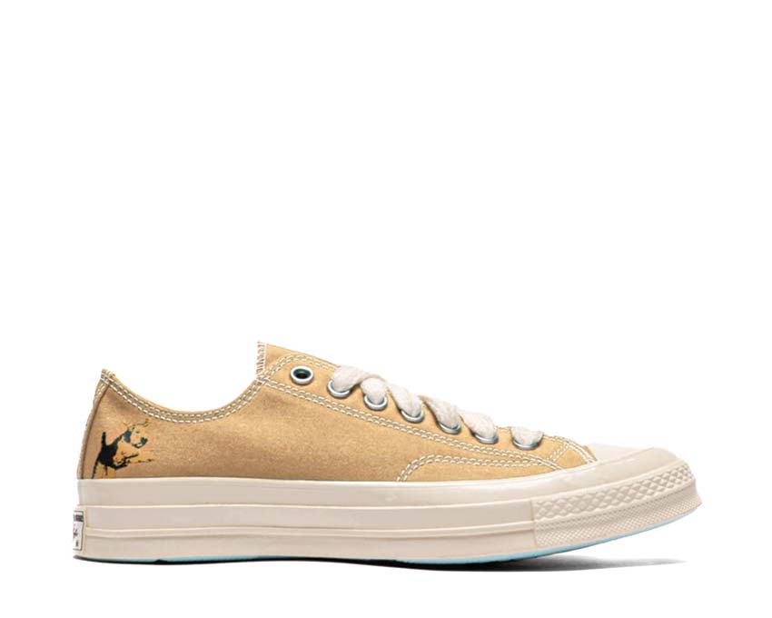 Converse Golf Le Fleur Chuck 70 OX Apricot Cream — sneaker homme collab abricot