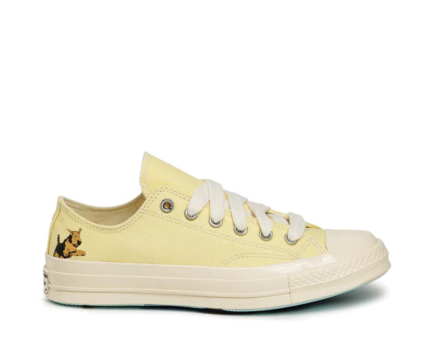 Converse x Golf Le Fleur CT70 OX Lemon Meringue — sneaker uomo collab limone