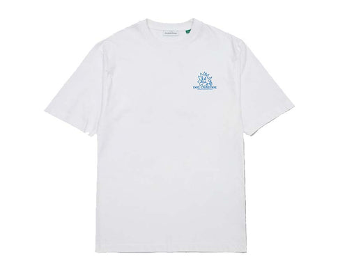 Edmmond Studios Dos Caminos Tee Plain White — unisex t-shirt cotton two paths