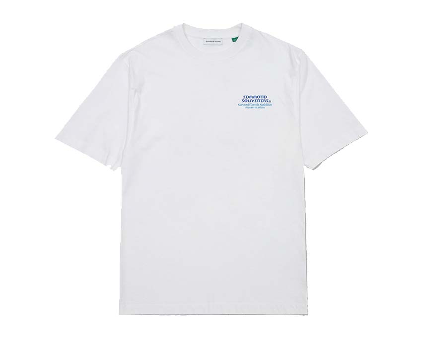 Edmmond Studios Fridge Magnets Tee Plain White — camiseta unisex estampado imanes nevera