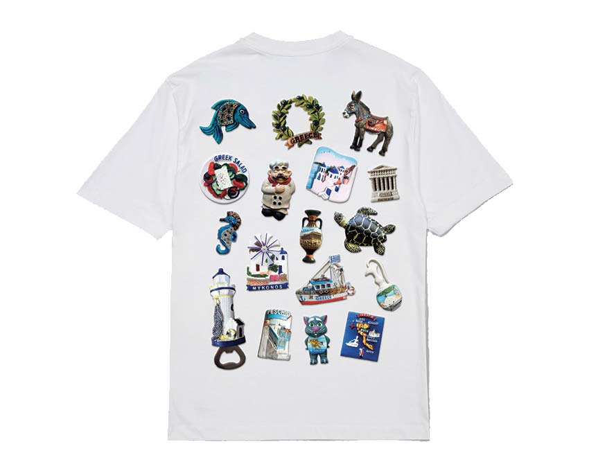 Edmmond Studios Fridge Magnets Tee Plain White vista lateral — motivo imanes nevera