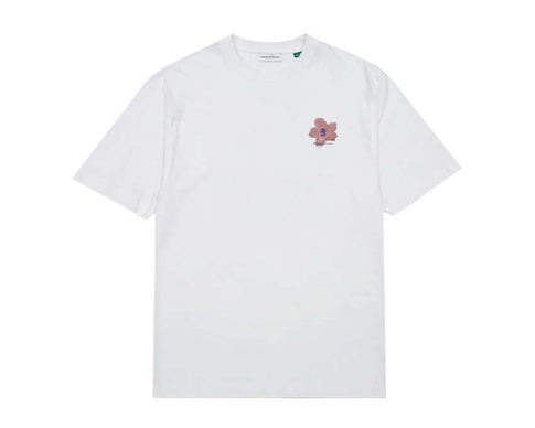 Edmmond Studios Garden Tee White — t-shirt unisexe coton motif jardin