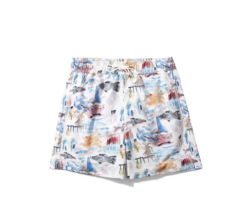 Edmmond Studios Holiday Shorts Off White — short unisex algodón vacaciones