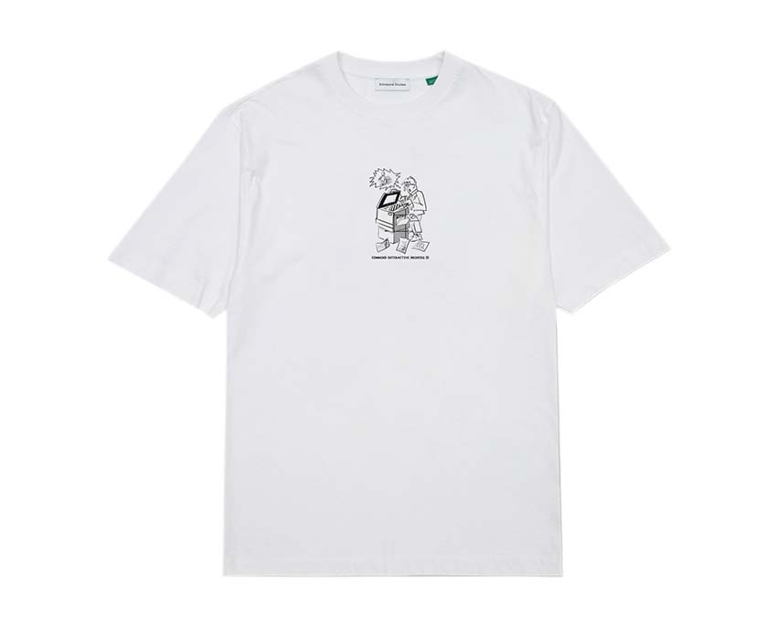 Edmmond Studios Interactive Brokers White — t-shirt unisexe coton imprimé