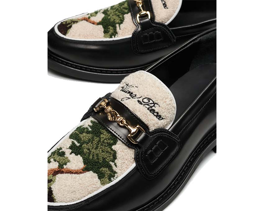 Filling Pieces Loafer Bonsai Black suola — suola pelle artigianale