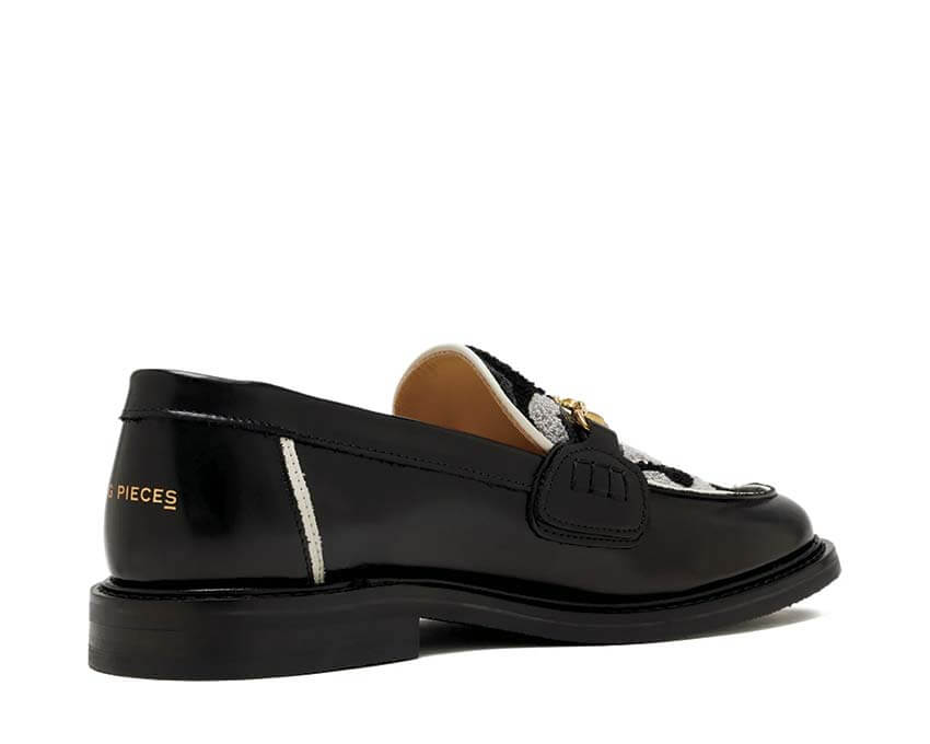 Filling Pieces Loafer Gowtu Black Grey semelle — semelle cuir