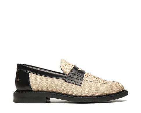 Filling Pieces Loafer Solid Raffia Natural — loafer homme raffia naturel luxe