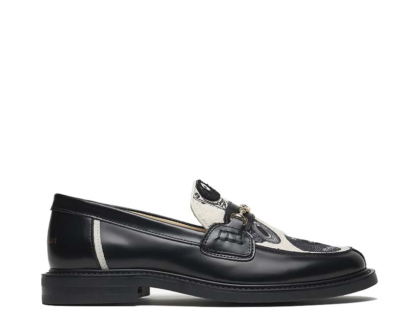 Filling Pieces Loafer Vinyl Black — loafer unisex cuir luxe Amsterdam