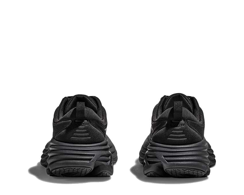 HOKA Bondi 8 Black semelle — amorti maximal