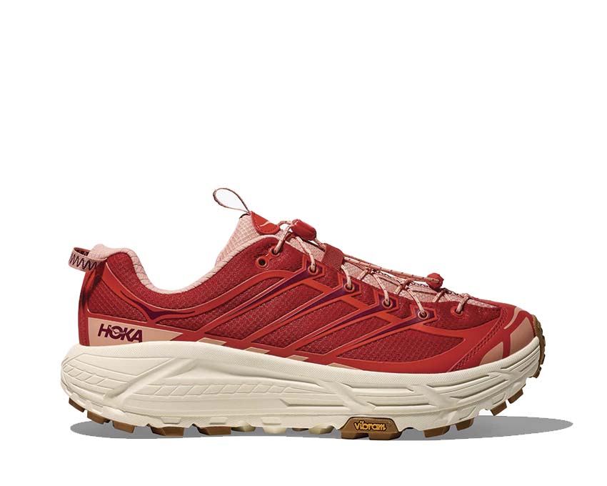 HOKA Mafate Three2 Tomato — men's running maximal EVA sole
