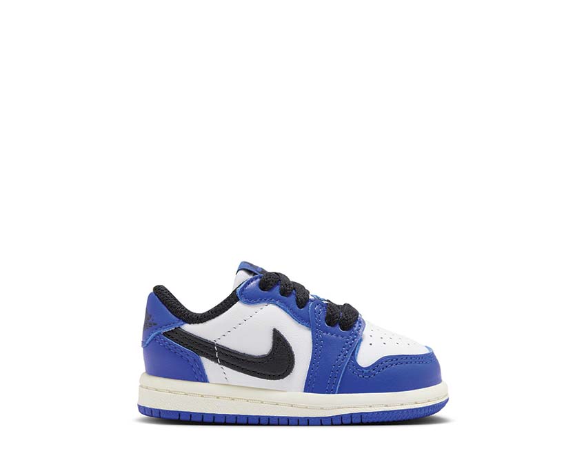 Jordan 1 Retro Low OG White Game Royal Sail — sneakers enfant cuir vintage