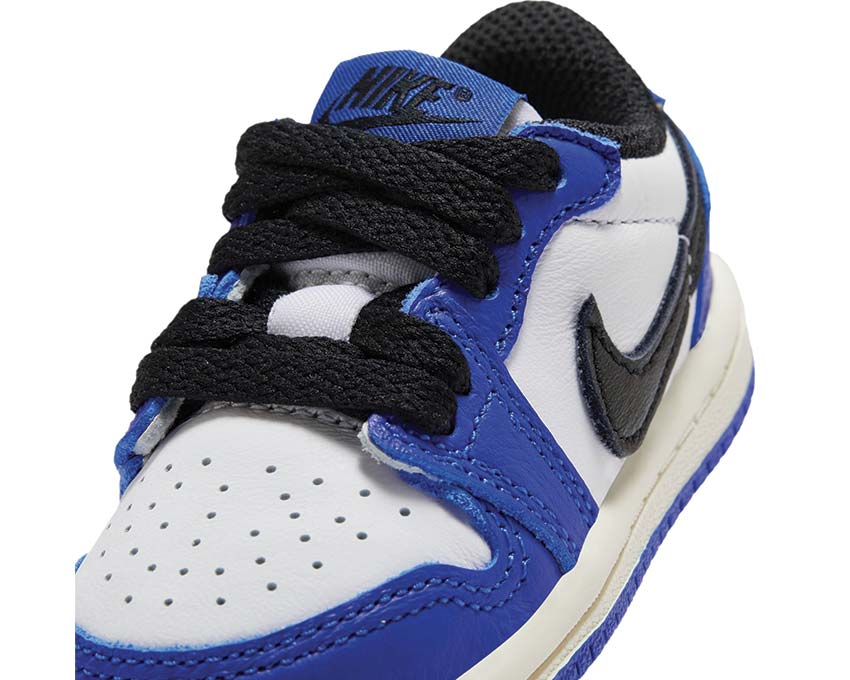 Jordan 1 Retro Low OG White Game Royal Sail — vista superior zapatillas Jordan