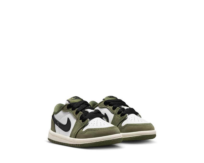 Jordan 1 Retro Low OG TD Medium Olive semelle — semelle caoutchouc Jordan TD