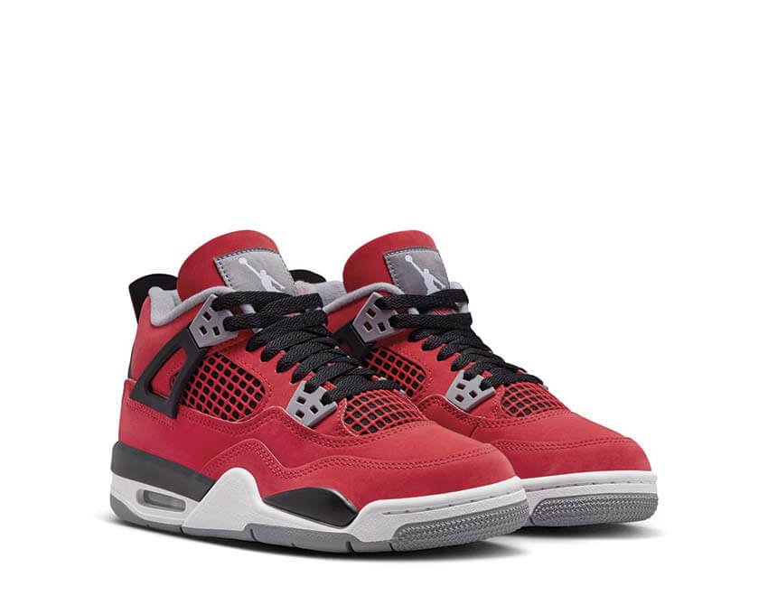 Air Jordan 4 Retro GS Toro Bravo semelle — amorti Air visible rouge GS