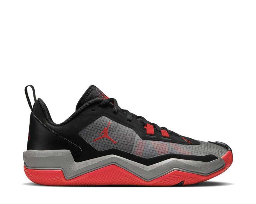 Jordan One Take 4 Black Flat Pewter University Red — Basketballschuh Herren Performance