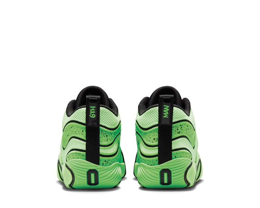Jordan Tatum 3 Ghost Green detalle — parte superior malla ligera