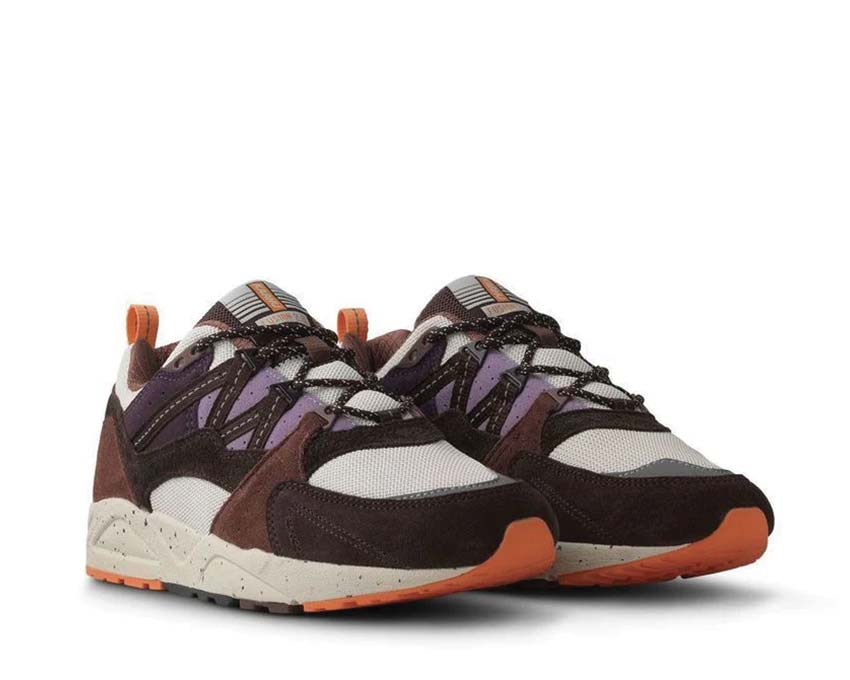 Karhu Fusion 2.0 Marrón/Chocolate Torte vista lateral — mesh transpirable