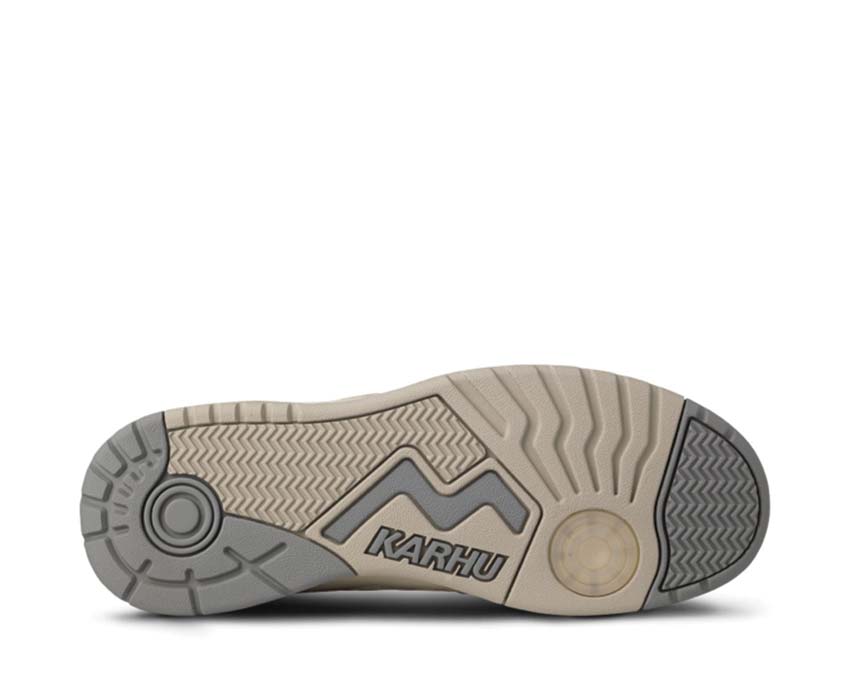 Karhu Fusion XT Arctic Wolf/Quail detalle — acento taupe Quail