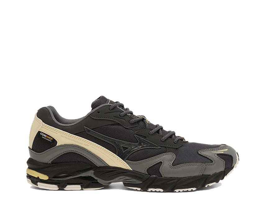 Mizuno Wave Rider 10 Cordura Black Sand — sneaker homme Cordura robuste