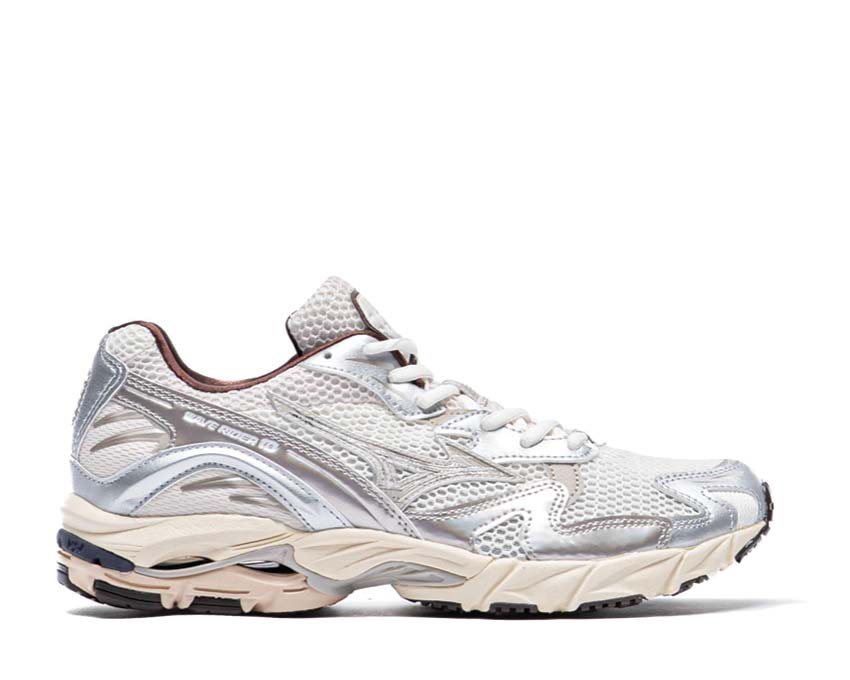 Mizuno Wave Rider 10 Metallic Pack 2 Khaki/Summer Sand — sneaker homme Wave