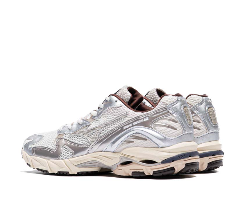 Mizuno Wave Rider 10 Metallic Pack 2 Khaki/Pumpkin semelle — semelle Wave running