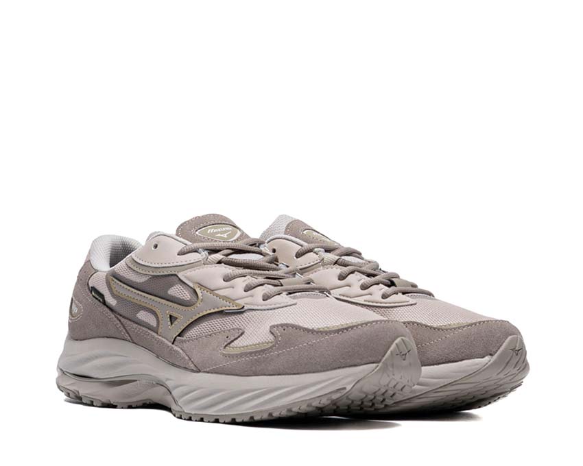 Mizuno Wave Rider Beta GTX Brown vue latérale — Gore-Tex imperméable running