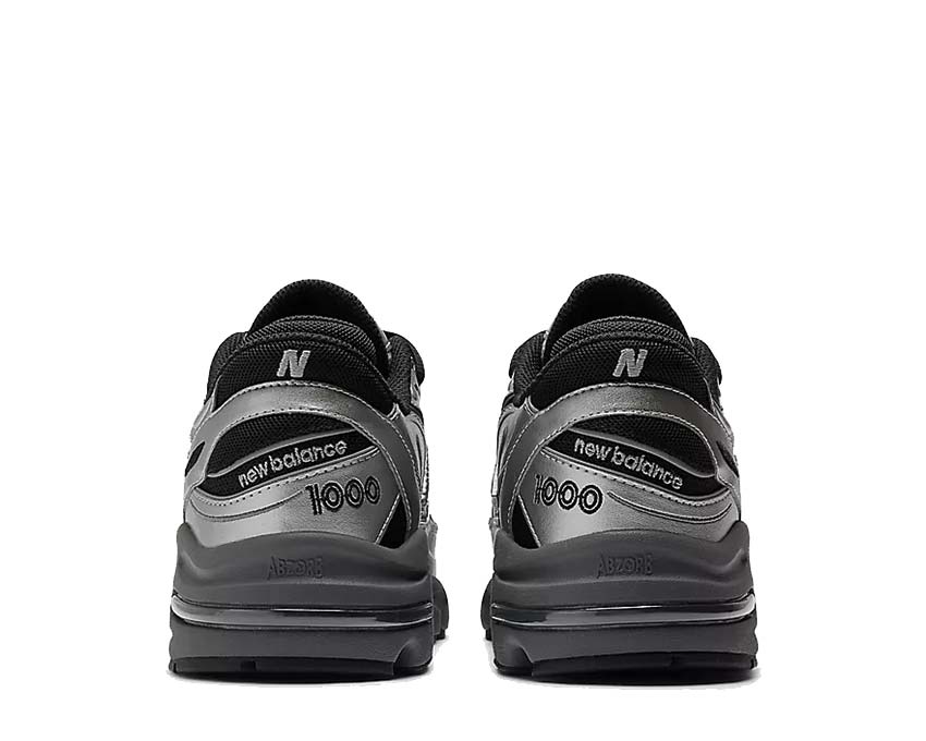New Balance 1000 Metallic Silver sole — ABZORB long-lasting comfort cushioning
