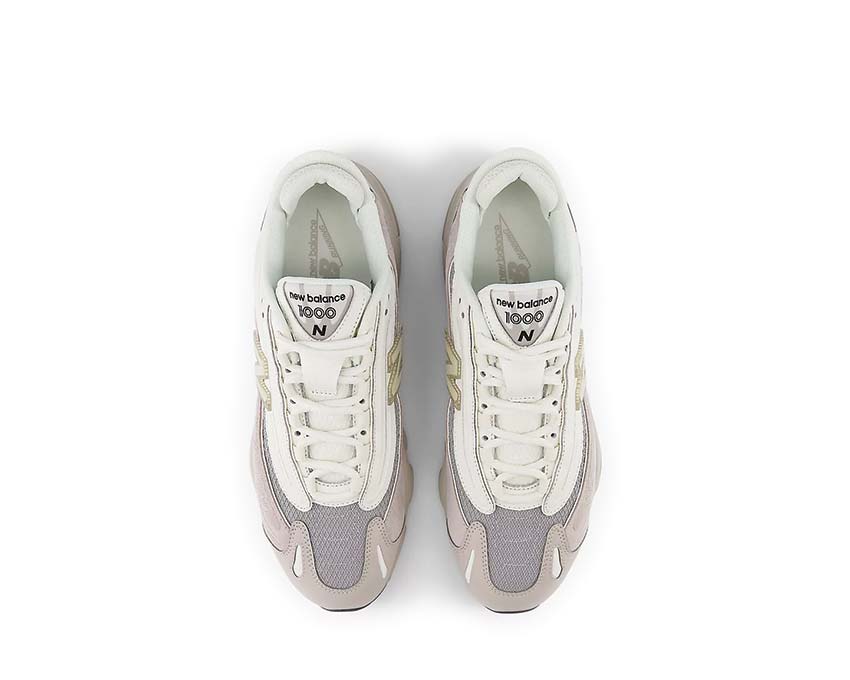 New Balance 1000 Moonrock détail — logo N rétro brodé