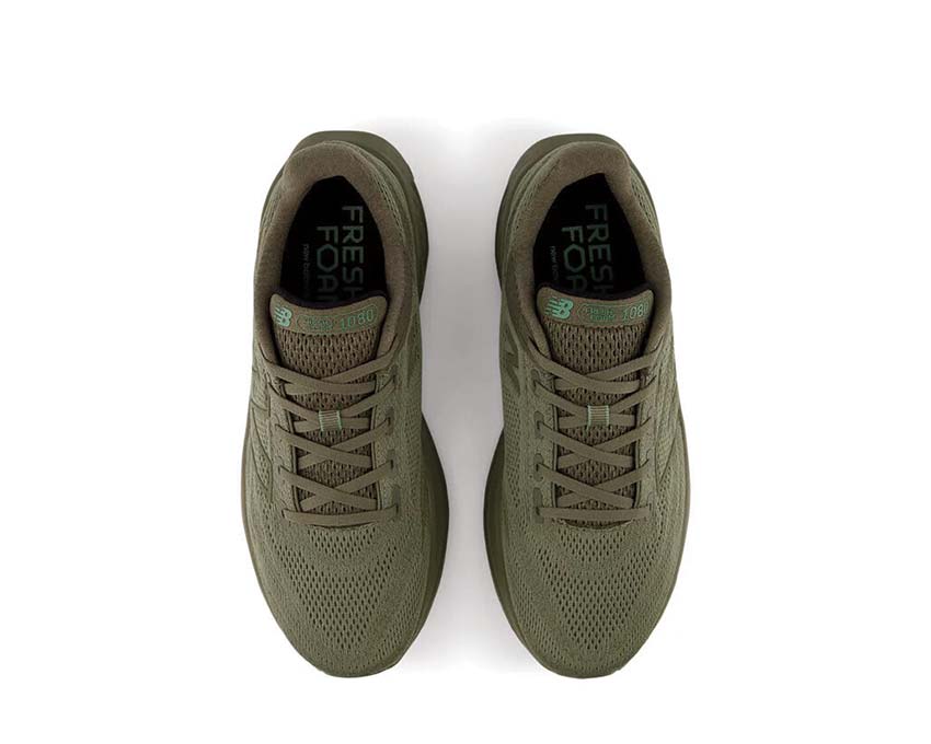New Balance Fresh Foam x 1080 Utility Dark Camo detalle — estampado camuflaje militar