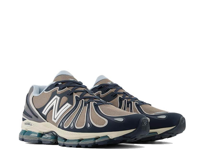 New Balance 1890 Outerspace vue latérale — tige mesh bleu foncé Fresh Foam X